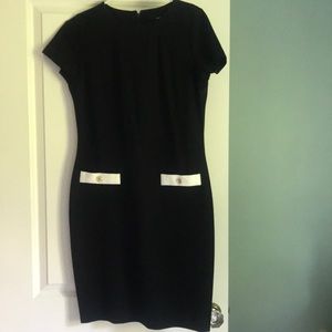 Amanda + Chelsea Black Shift Dress